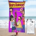 thumbnail image 1 of Bob's Burgers Microfiber Beach Towel, 27.5"x55" Oversized Sand Free Travel Towels Quick Dry Swimming Towel, Lightweight Camping Towel Super Absorbent Pool Towel for Vacation Essentials Gift, 1 of 7