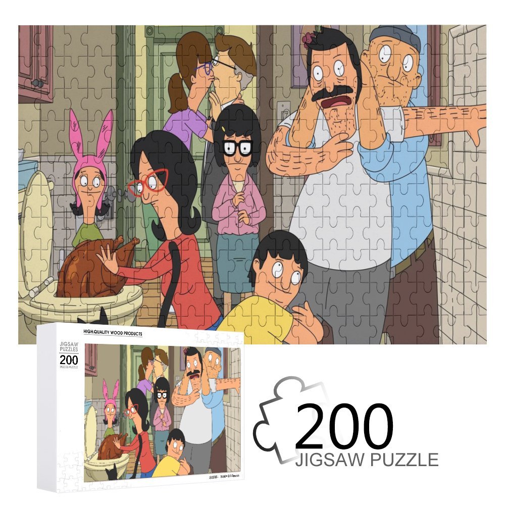 Bob's Burgers Puzzle For Adults & Kids 200 Piece Jigsaw Puzzle