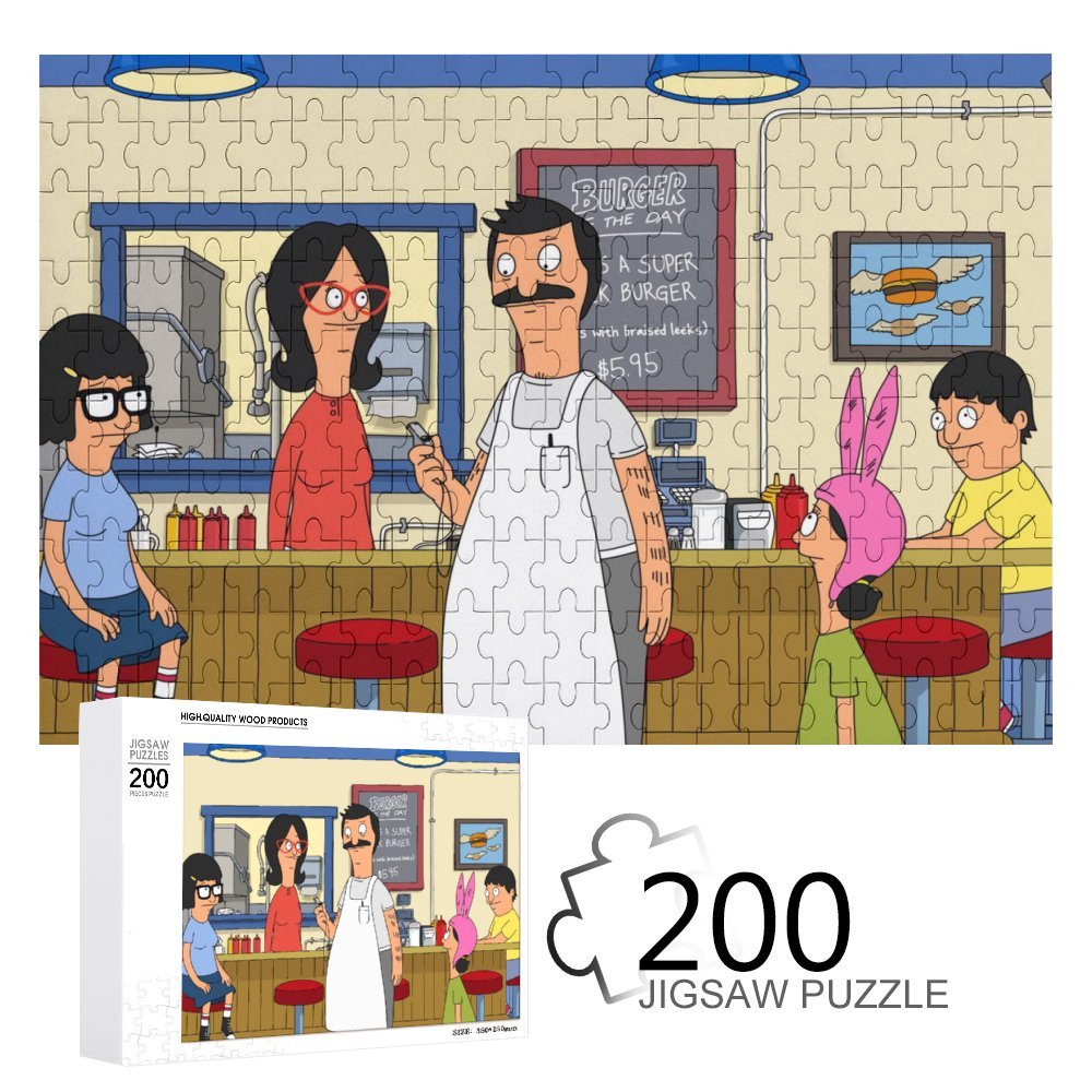 Bob's Burgers Puzzle For Adults & Kids 200 Piece Jigsaw Puzzle