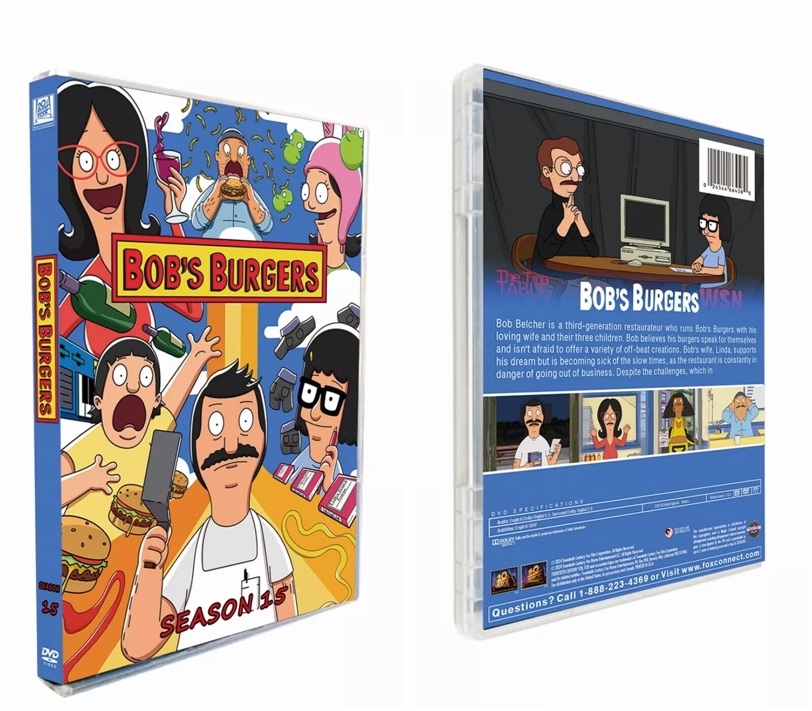 Bob's Burgers Season 15 Part 1 (DVD, 2-Disc) - Walmart.com