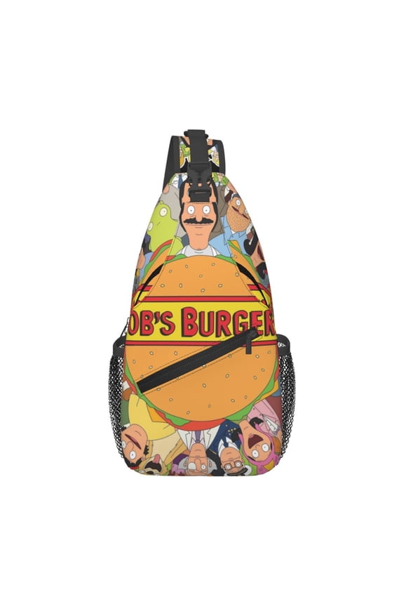 Bob's Burgers Sling Bag Crossbody Shoulder Backpack Gym Sports Travel Hiking Daypack Chest Bag Small Backpack for Women Men