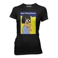 thumbnail image 1 of Bob's Burgers Smart Strong Sensual Juniors Black T-Shirt, 1 of 1