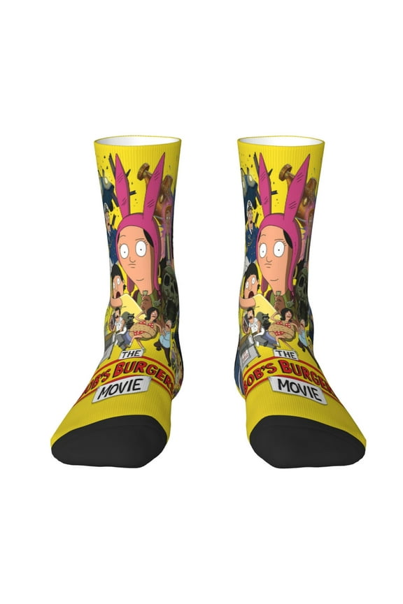Bob's Burgers Socks Crew Novelty Socks Casual Dress Gifts For Men Women