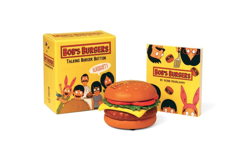 ROBB PEARLMAN Bob's Burgers Talking Burger Button (Paperback)