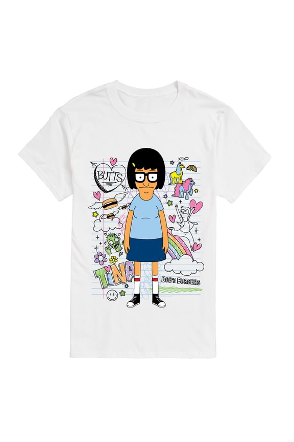 - Tina Sketch - Men's Short Sleeve Graphic T-Shirt