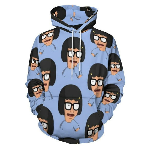 Bob's Burgers Tina Unisex Sweatshirts Fashion Sweater for Men Women Pullover Hoodie Graphic Print Activewear Jacket Tops S