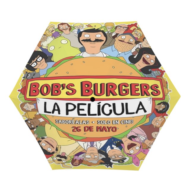 Bob's Burgers UV sunshade manual open and close, compact, portable, UV