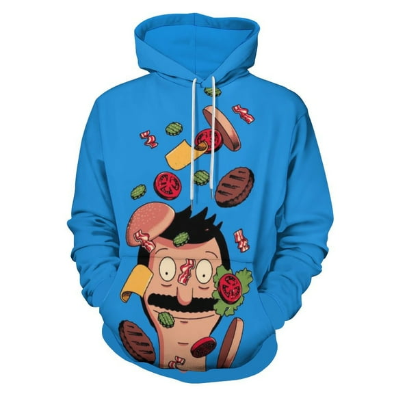Bob's Burgers Unisex Sweatshirts Fashion Sweater for Men Women Pullover Hoodie Graphic Print Activewear Jacket Tops S