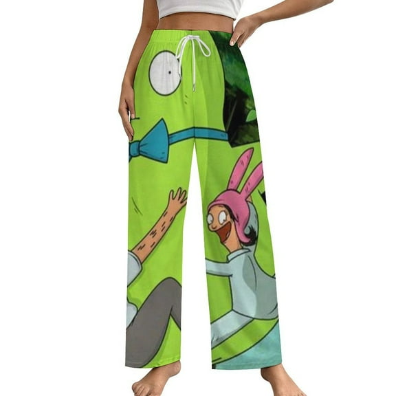 Bob's Burgers Women Pajama Pants Causal Comfy Lounge Sleep Bottoms Loose Yoga Pants Print Sleepwear S