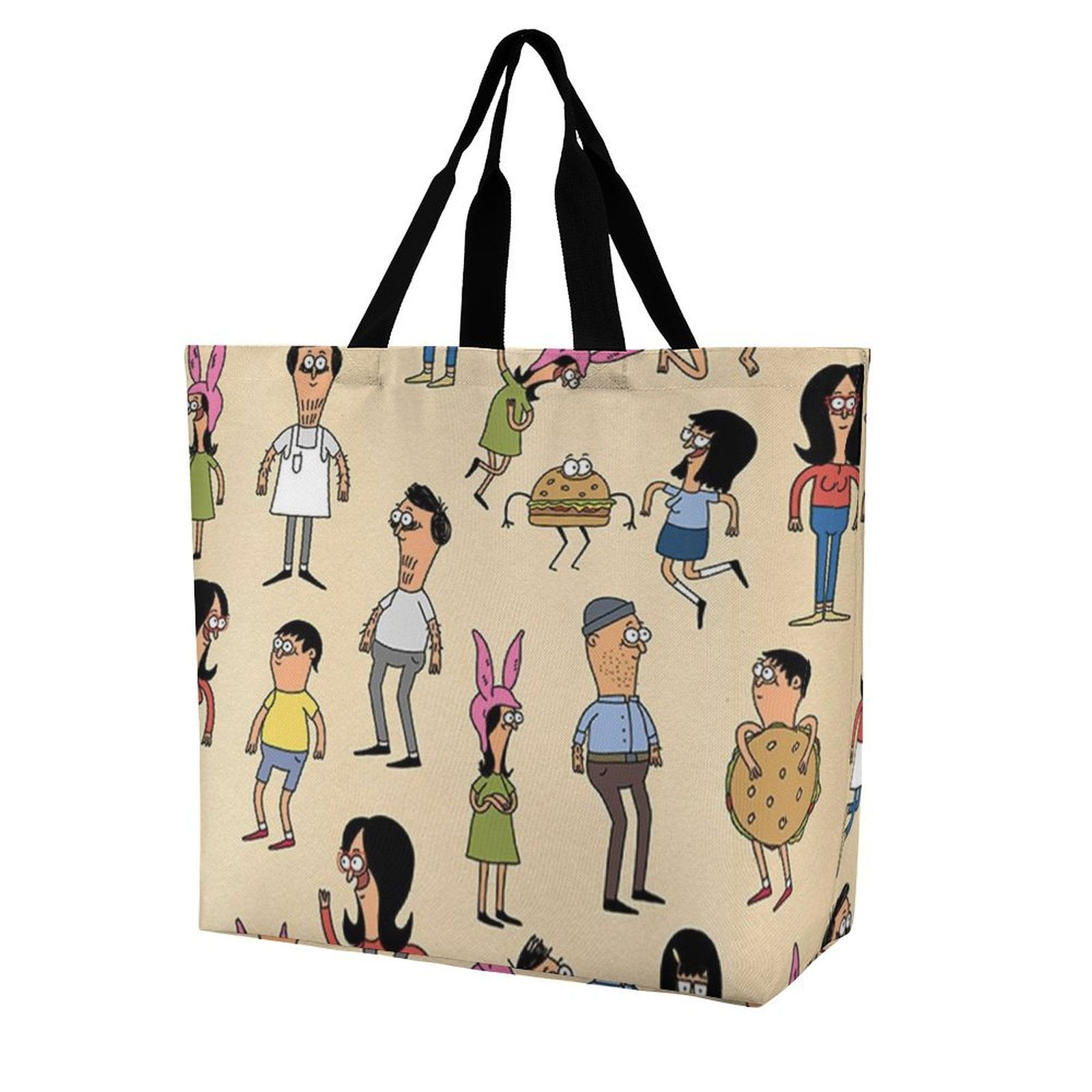Bob's Burgers Women Tote Bags Lightweight One Shoulder Shopping Bag