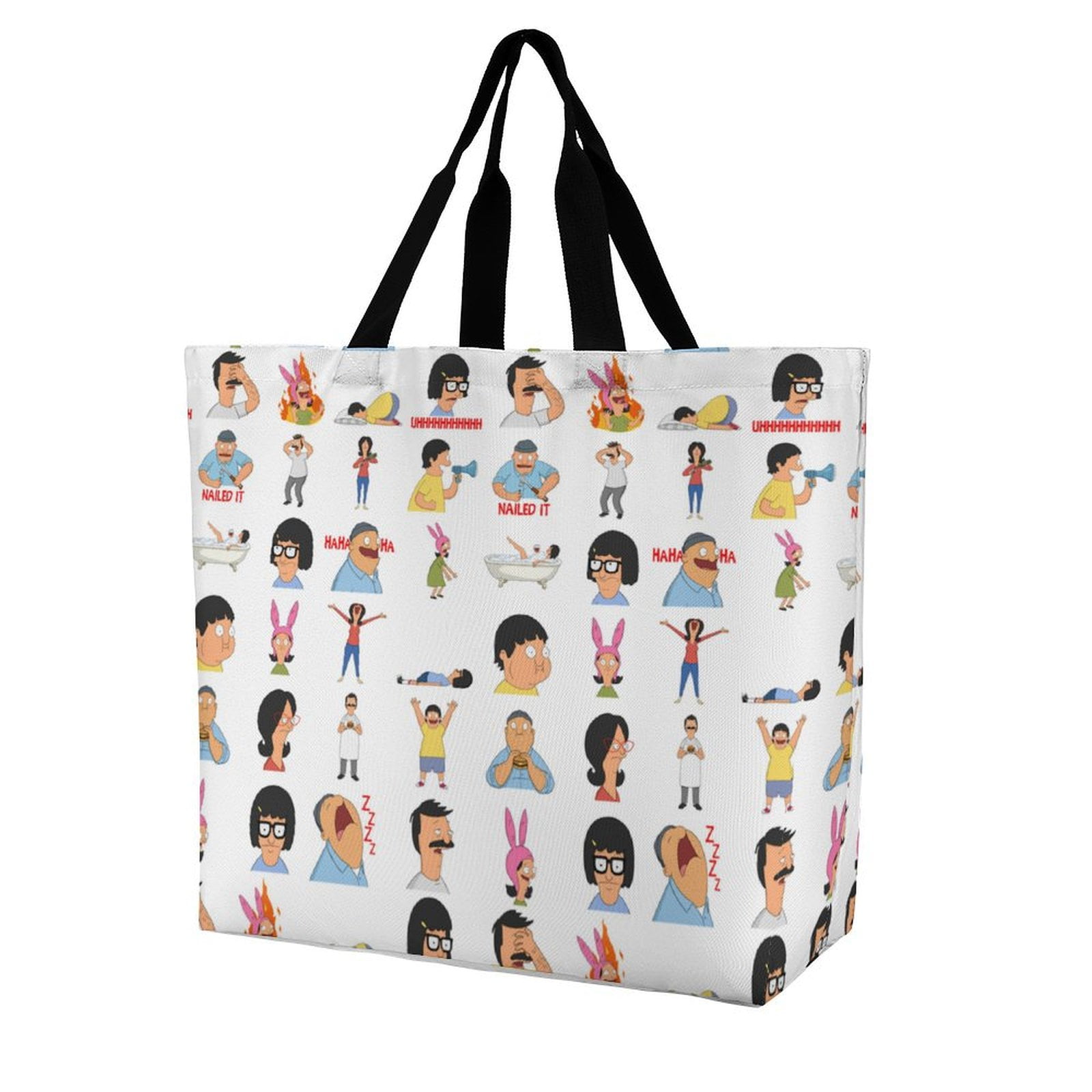 Bob's Burgers Women Tote Bags Lightweight One Shoulder Shopping Bag