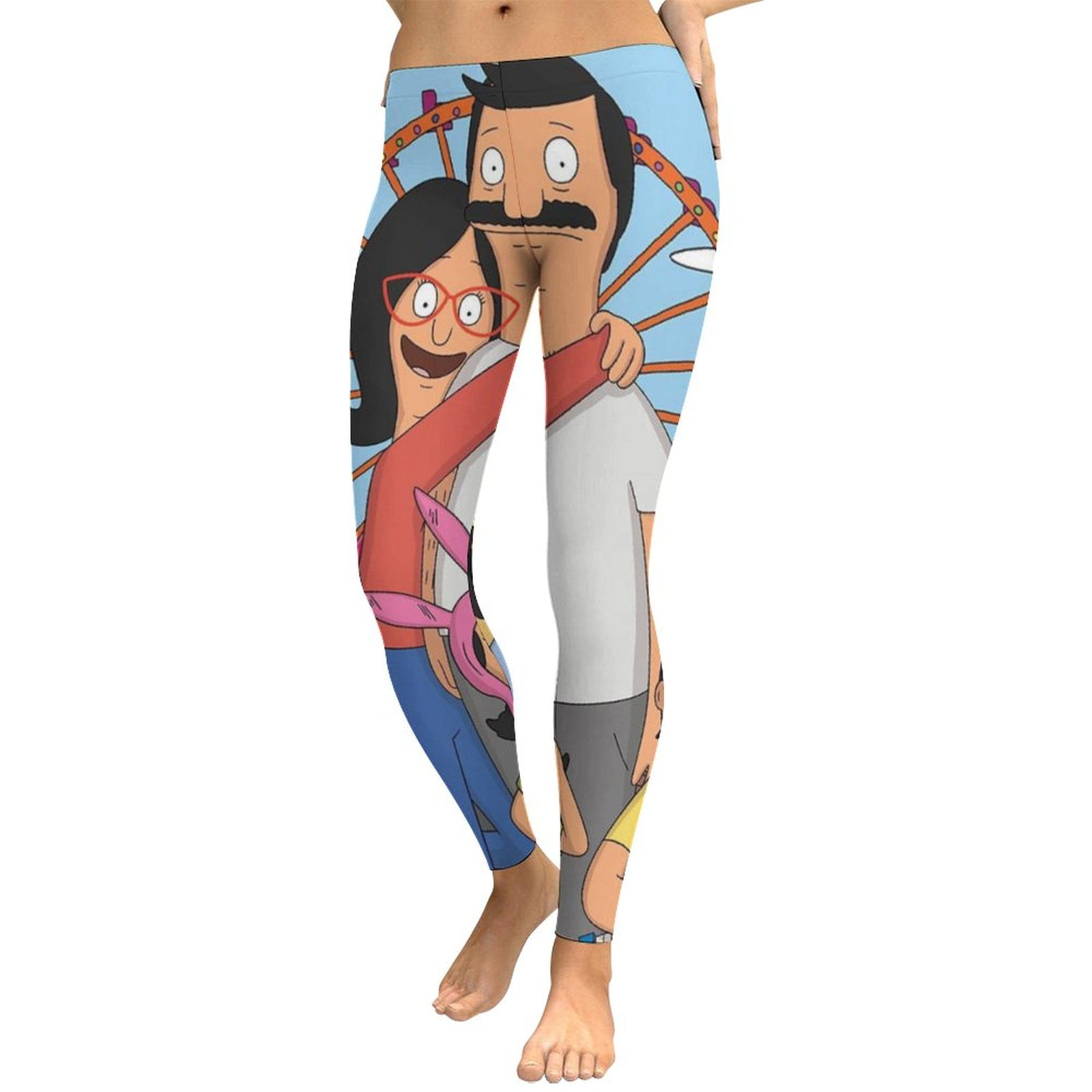 Bob's Burgers Womens Athletic Leggings Soft High Waist Yoga Pants