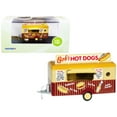 thumbnail image 1 of "Bob's Hot Dogs" Mobile Food Trailer 1/87 (HO) Scale Diecast Model by Oxford Diecast, 1 of 3