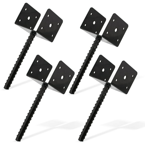 Bob's Industrial Supply Concrete Post Anchor 4x4 Post Base Spike Fence Pergola Deck Bracket 4pk