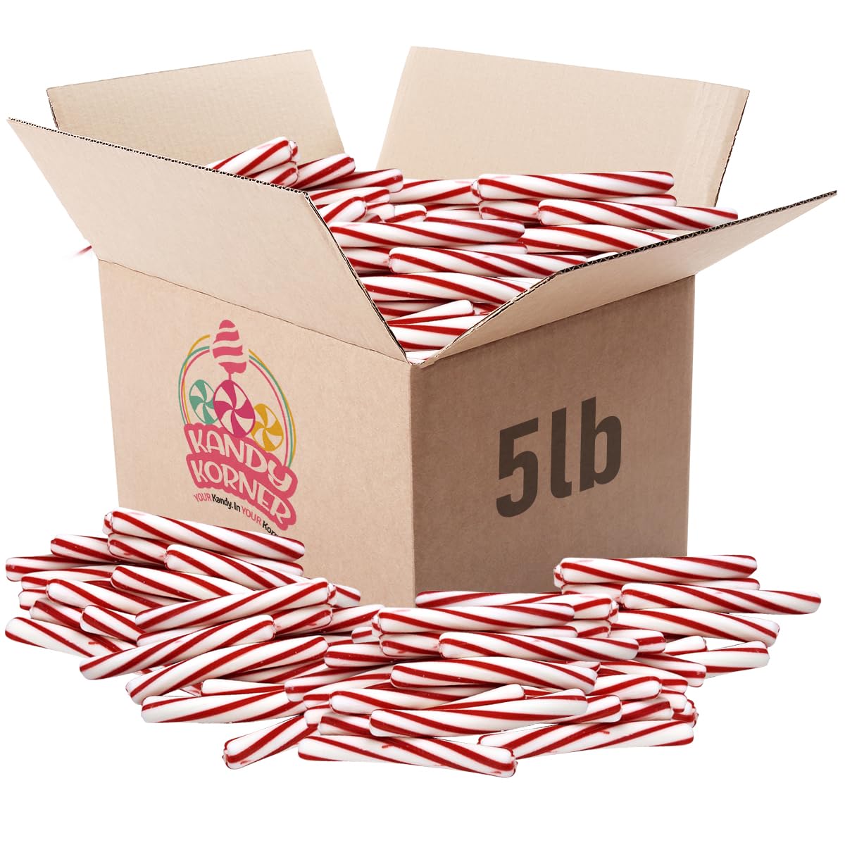 Bob’s Peppermint Candy Sugar Sticks 5Lbs Pack Delicious Candy Sticks