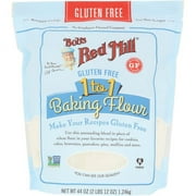 Bob's Red Mill 1 to 1 Gluten Free Baking Flour 44 oz Shelf Stable Bag Replacement
