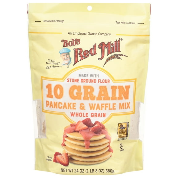 Bob's Red Mill 10 Grain Pancake & Waffle Mix 24 oz (Pack Of 8)