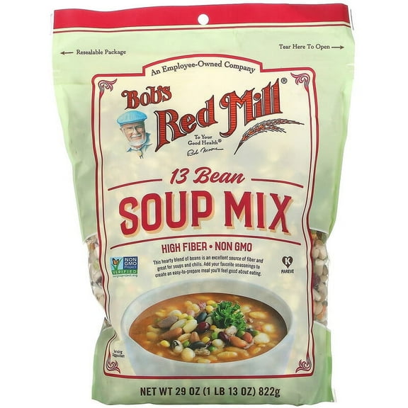 Bob's Red Mill, 13 Bean Soup Mix, 29 oz Pack of 4