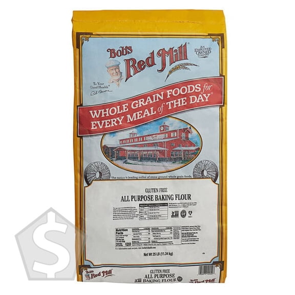 Bob's Red Mill 25 lb. Gluten-Free All-Purpose Baking Flour