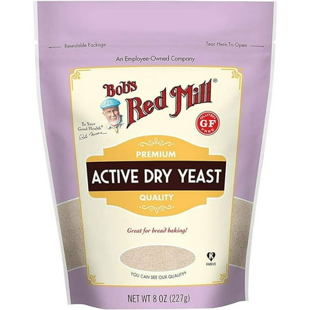 Bob's Red Mill Active OKA4 Dry Yeast (8 Ounce (Pack of 2)