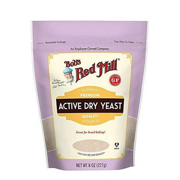 Bob's Red Mill Active .. Dry Yeast 8 Ounce .. (Pack of 4)
