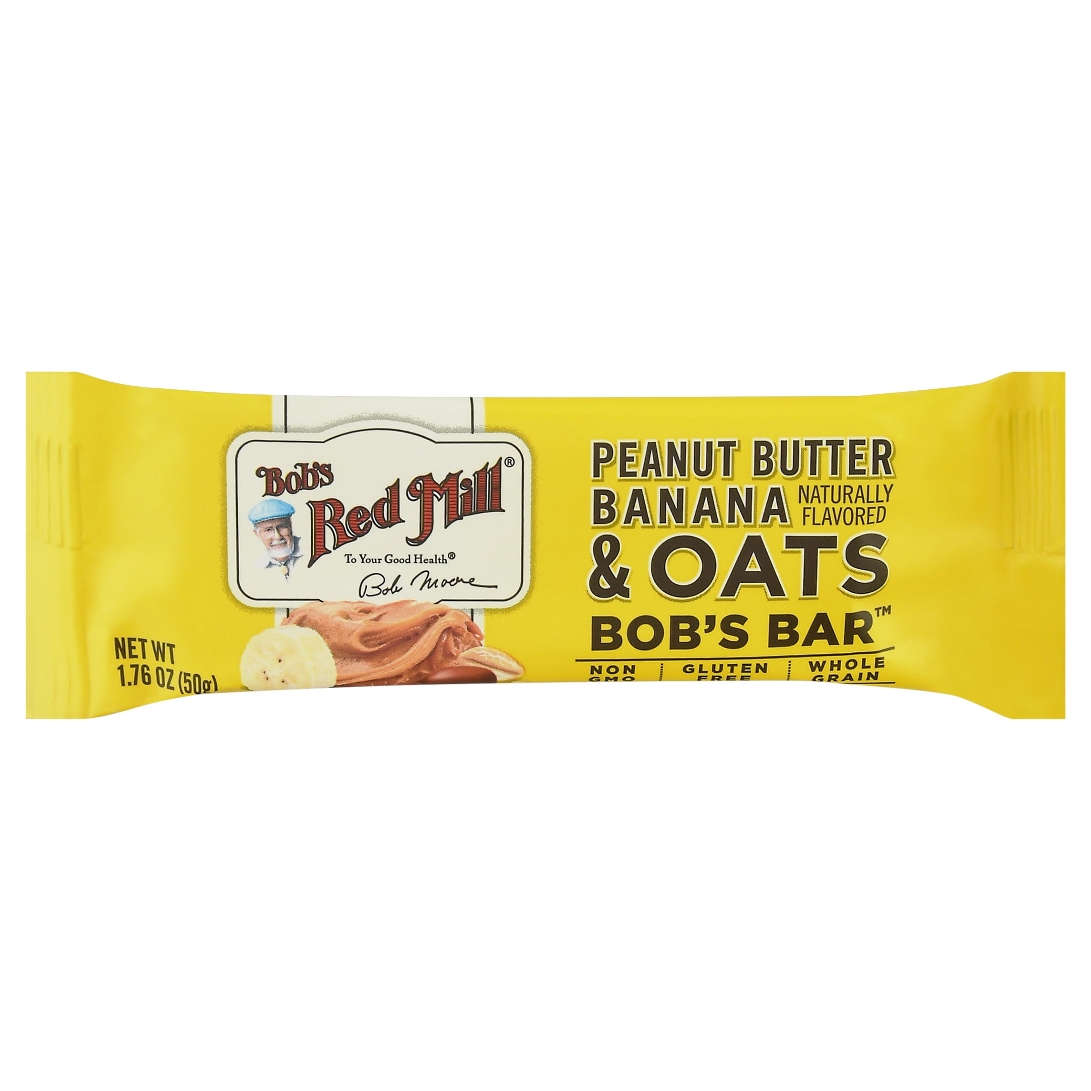 Bob's Red Mill Bar Oat Peanut Butter Banana 1.76 oz (Pack Of 24)