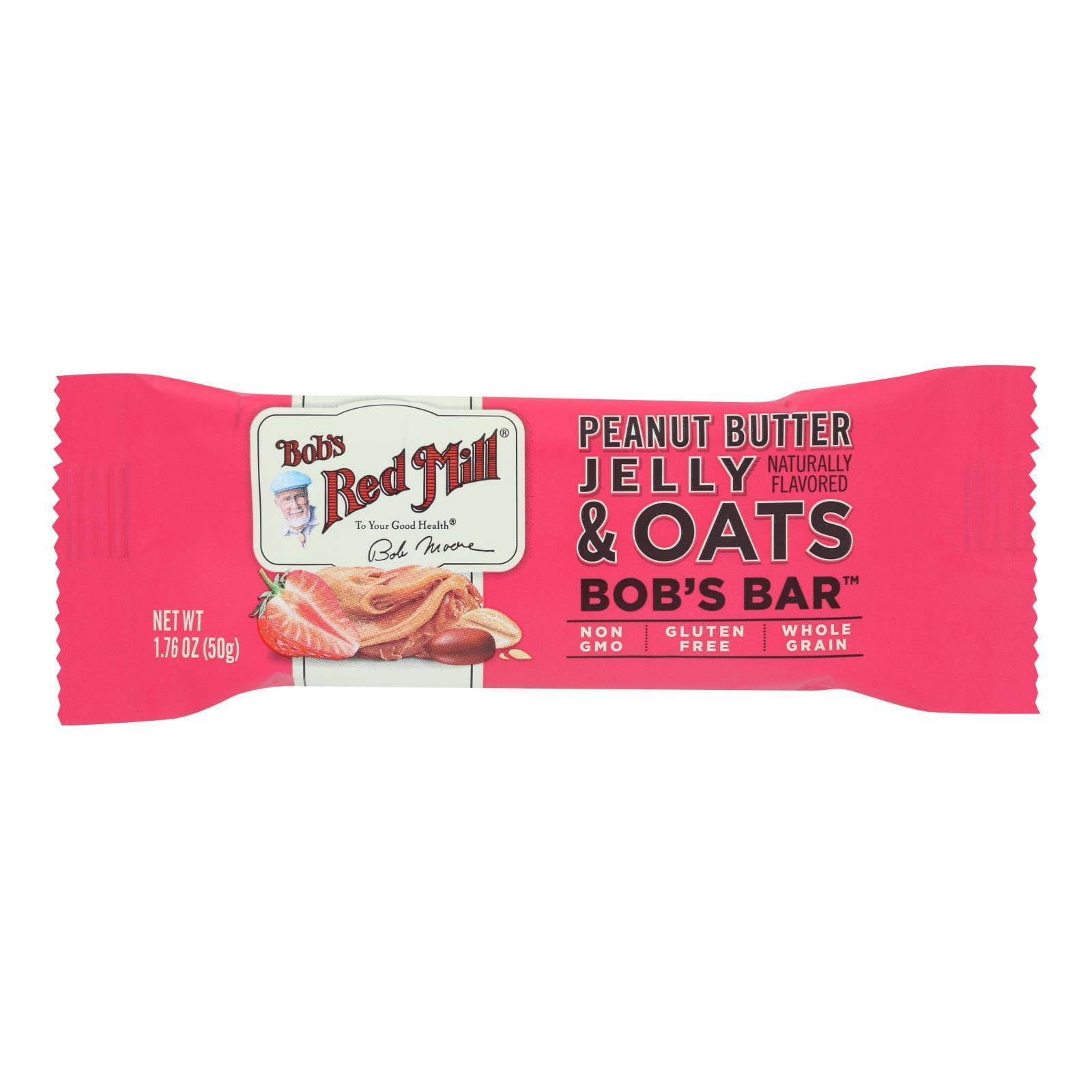 PEANUT BUTTER JELLY & OATS FLAVORED BOB'S BAR, PEANUT BUTTER JELLY & OATS