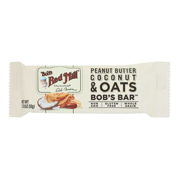 Bob's Red Mill - Bar Pnutbt Coconut Ots - Case Of 12 - 1.76 Oz