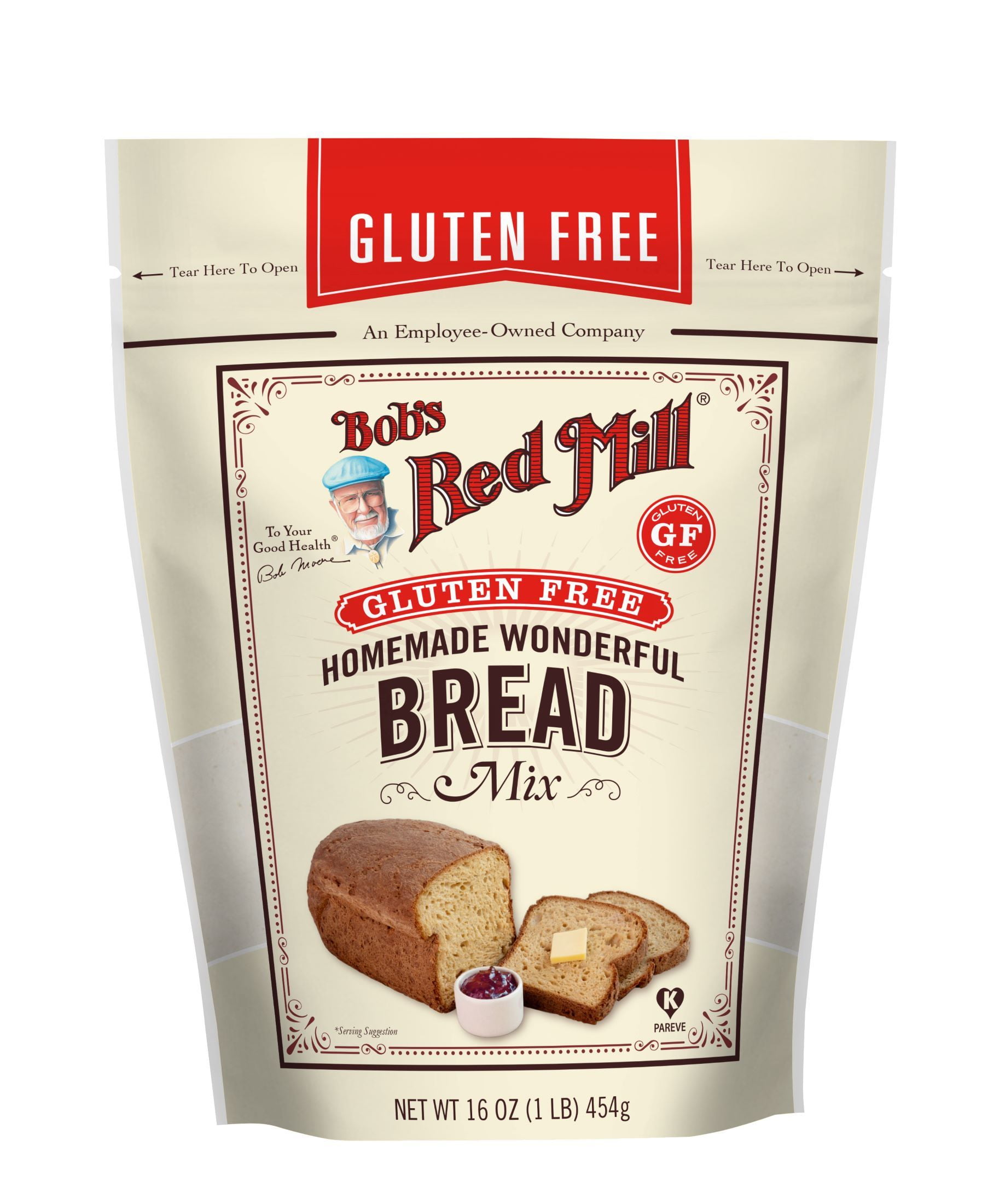 Bob's Red Mill Bread Mix, Homemade Wonderful, Gluten Free, 16 oz