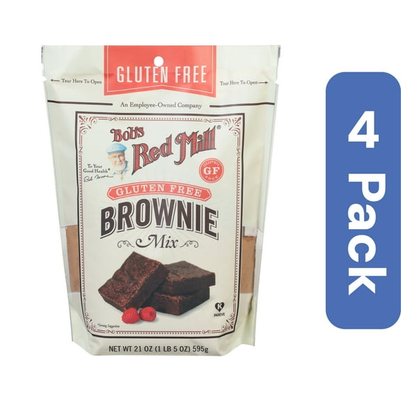 Bob's Red Mill Brownie Mix 21 oz (Pack of 4)
