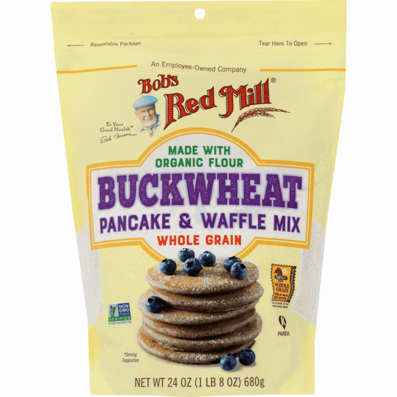 Bob's Red Mill Buckwheat Pancake & Waffle Mix 24 oz Pkg