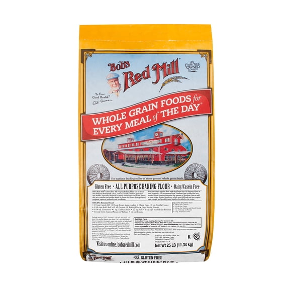 Bob's Red Mill Bulk Flour, All Purpose, Gluten Free, 25 Pound