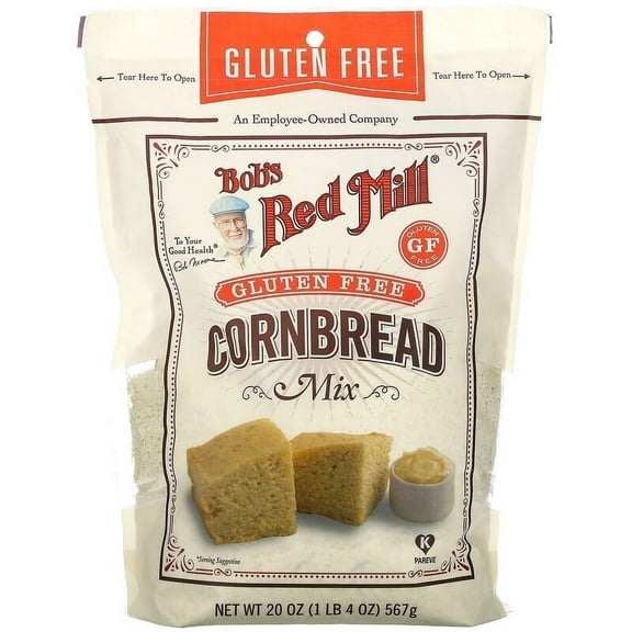 Bob's Red Mill, Cornbread Mix, Gluten Free, 20 oz Pack of 3