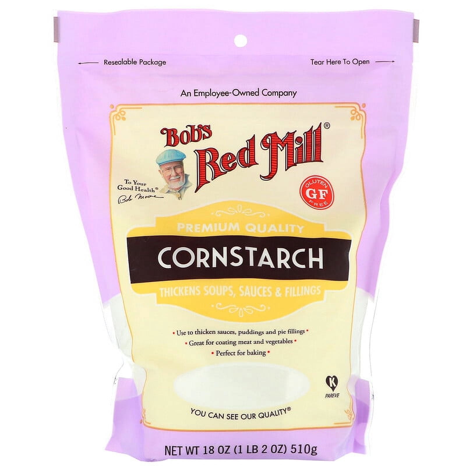 Bob's Red Mill, Cornstarch, Gluten Free, 18 oz Pack of 2