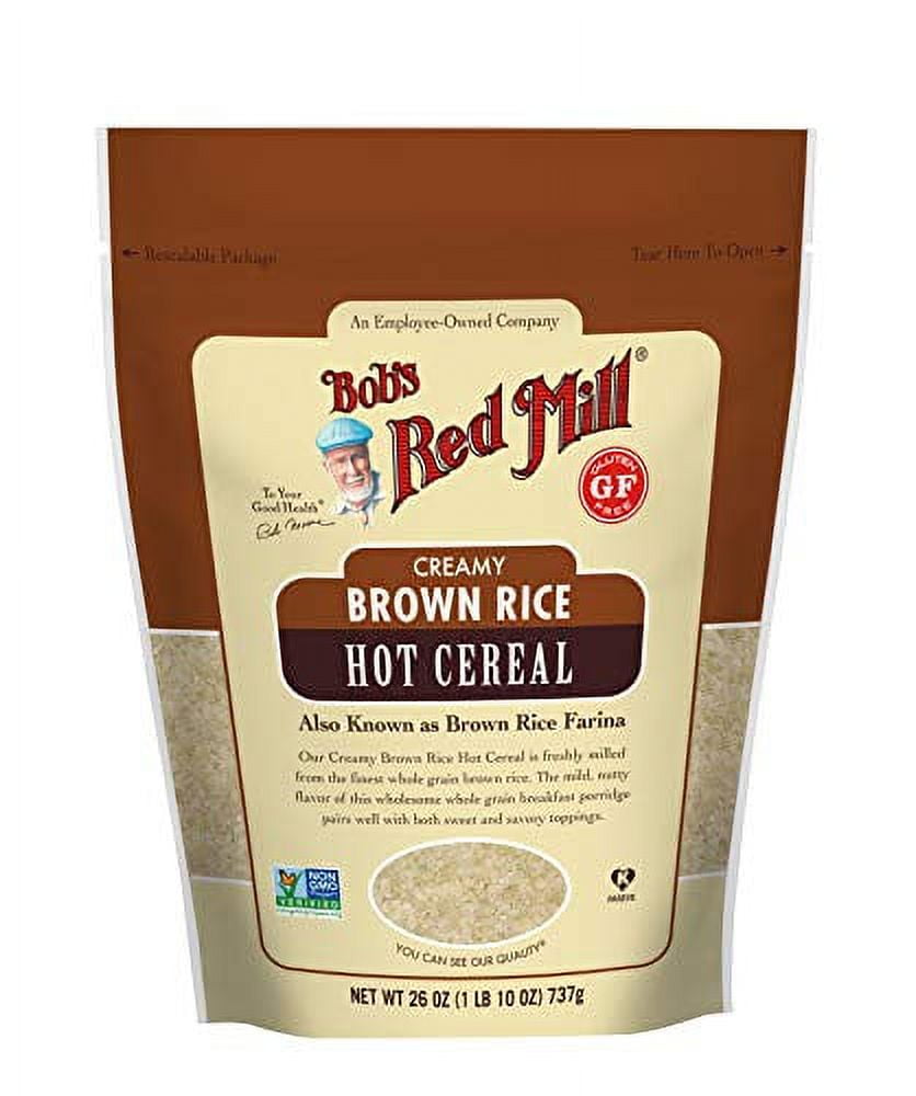 Bob's Red Mill Creamy .. Rice Farina Hot Cereal, .. Brown, 26 Ounce