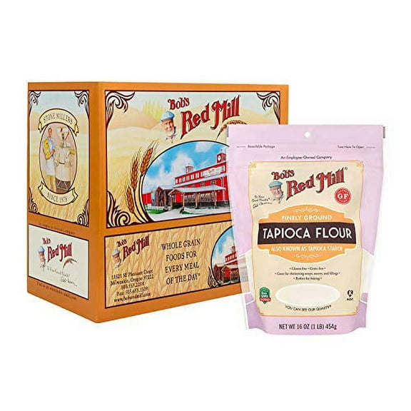 Bob's Red Mill Finely .. Ground Tapioca Flour 16 .. Ounce (Pack of 2)