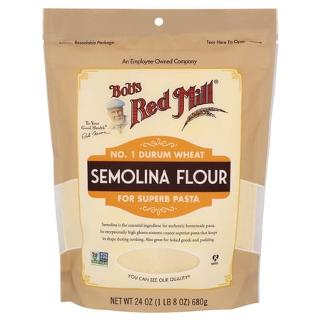 Bob's Red Mill Flour Semolina 24 oz Package May Vary