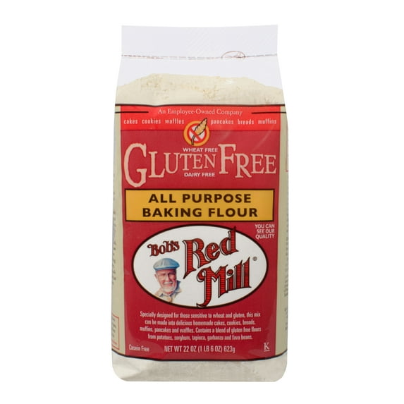 Bob's Red Mill, Gluten Free, All - Purpose Baking Flour, 22 oz Resealable Plastic Bag