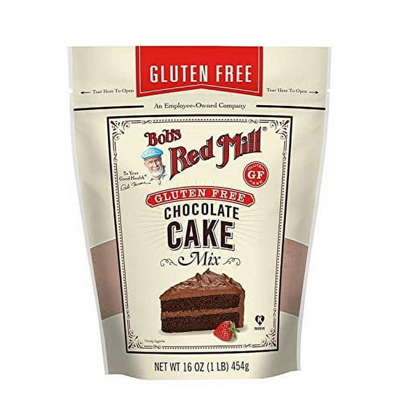 Bob's Red Mill Gluten Free Chocolate Cake Mix, 16 Oz (Pack of 2)