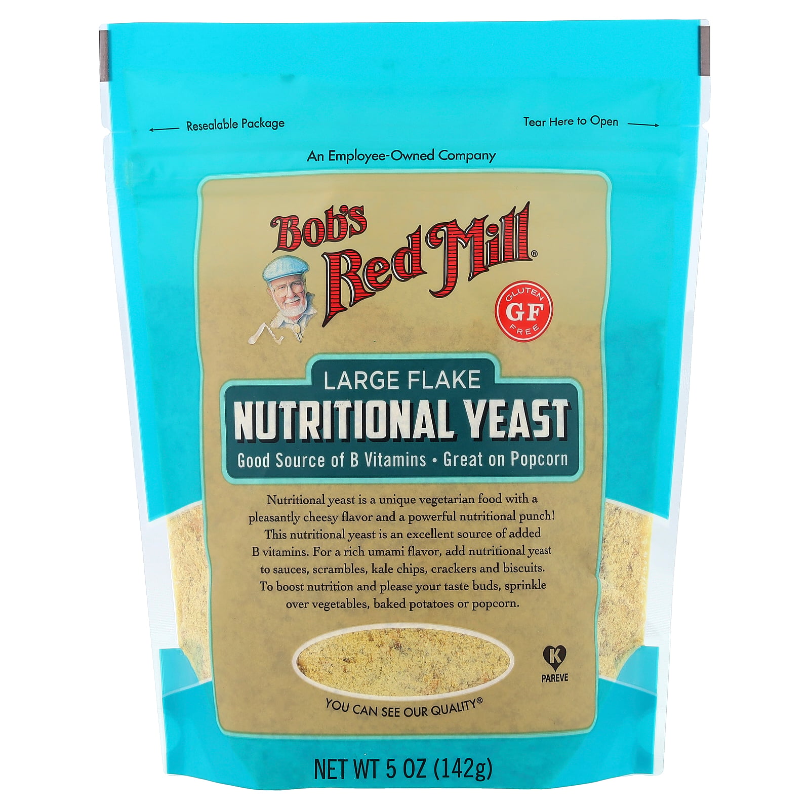 Bob's Red Mill Gluten Free Large Flake Nutritional Yeast, 5 oz