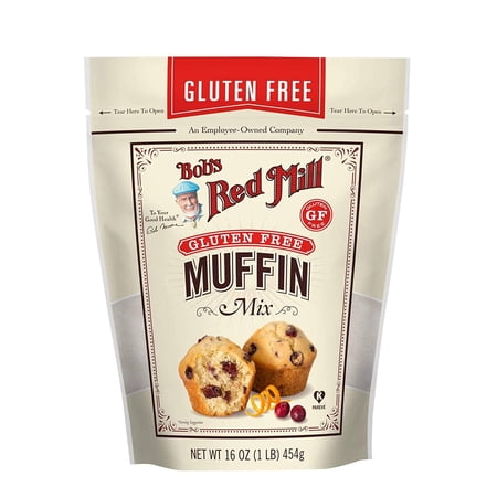 Bob's Red Mill Gluten Free Muffin Mix -- 16 oz Pack of 2