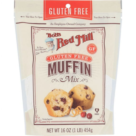 Bob's Red Mill Gluten Free Muffin Mix 16 oz Pkg