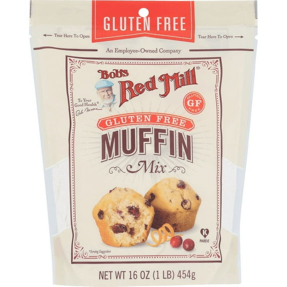 Bob's Red Mill Gluten Free Muffin Mix 16 oz Pkg