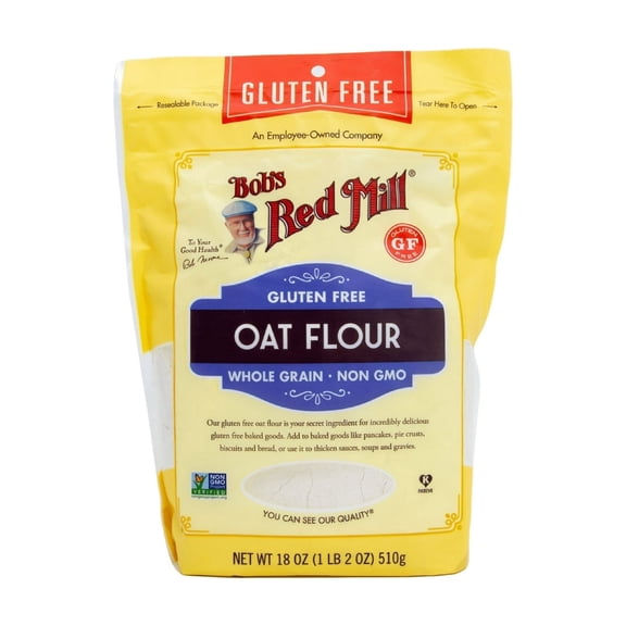 Bob's Red Mill, Gluten Free, Oat All - Purpose Flour, 18 oz Plastic Pouch
