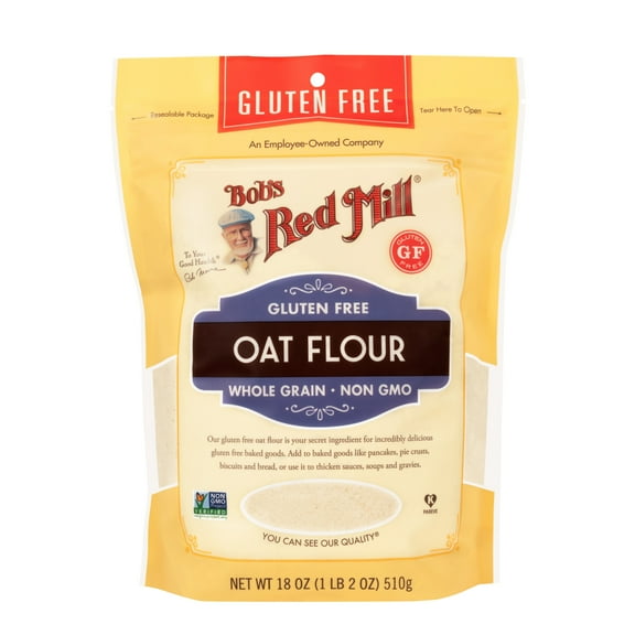 Bob's Red Mill, Gluten Free, Oat All - Purpose Flour, 18 oz Plastic Pouch
