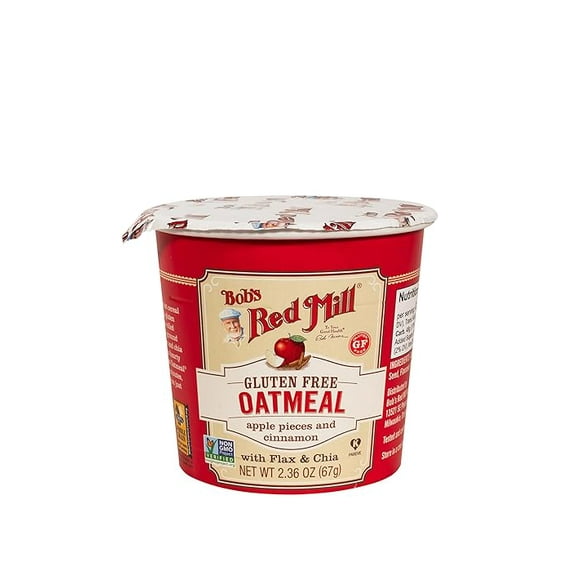 Bob's Red Mill Gluten Free Oatmeal Cup, Apple/Cinnamon