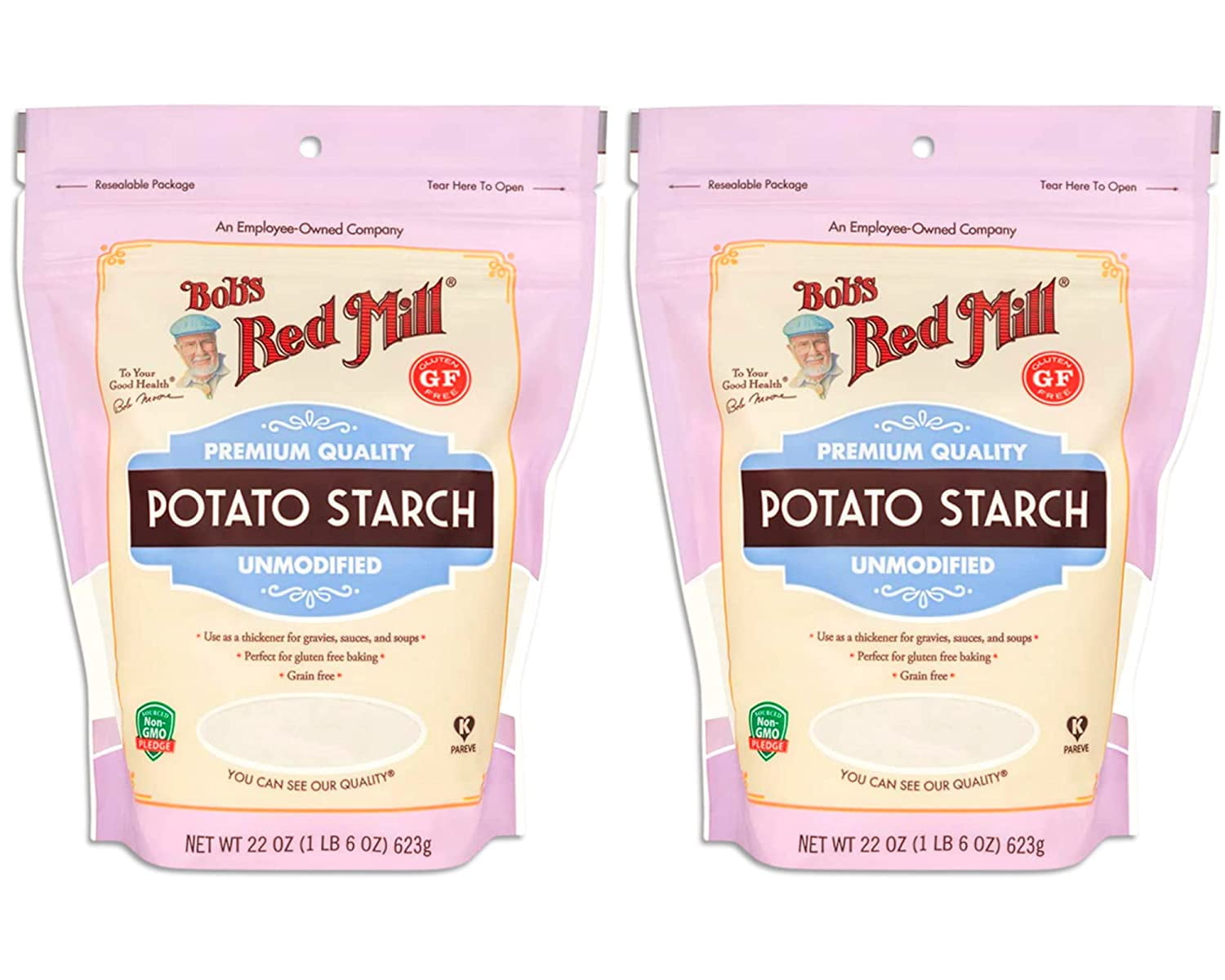 Bob's Red Mill Gluten Free Potato Starch, 22 oz (Pack Of 2) - Walmart.com 