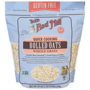 Bob's Red Mill Whole Grain Quick Cooking Rolled Oats - 28 oz Shelf-Stable Bag