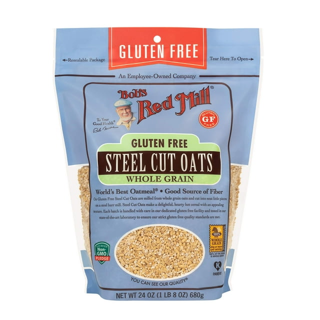 Bob's Red Mill Gluten Free Steel Cut Oats, 24 Oz (4 Pack)