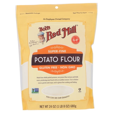 Bob's Red Mill Gluten Free Super-Fine Potato Flour, 24 oz Pack Of 4